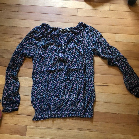 Floral linen blouse - Picture 1 of 3